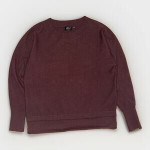 Zen Cashmere Tight Knit Sweater Brown Small 22x24